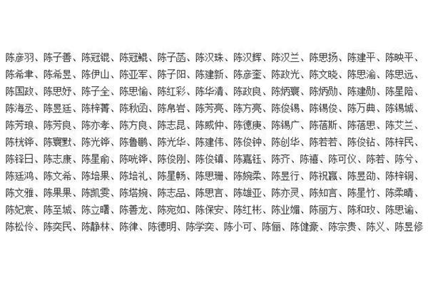 女孩名字大全