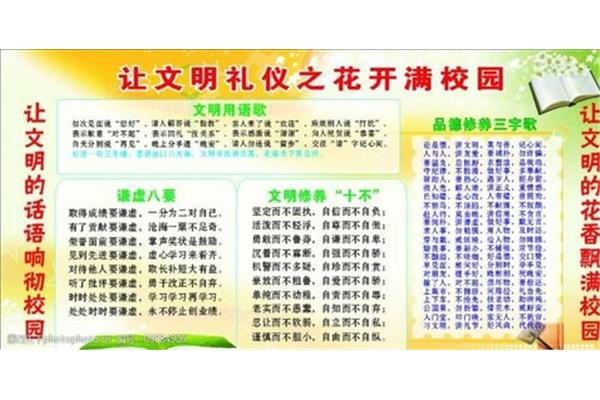 品德修养八个标准
