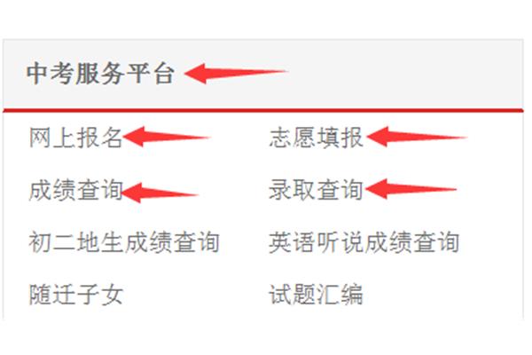八年级地生中考成绩查询网站