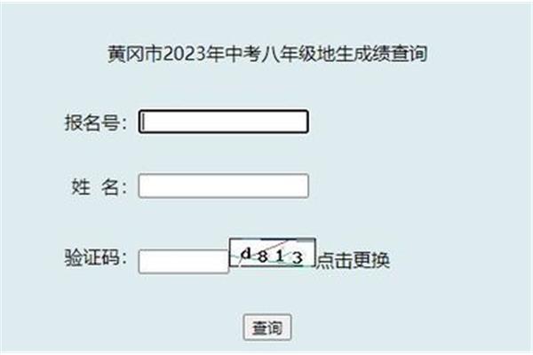 八年级地生中考成绩查询网站