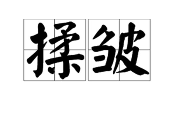 褶皱的拼音
