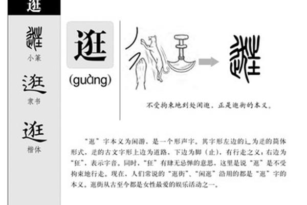逛的拼音和组词