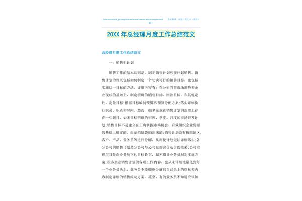 营销总结