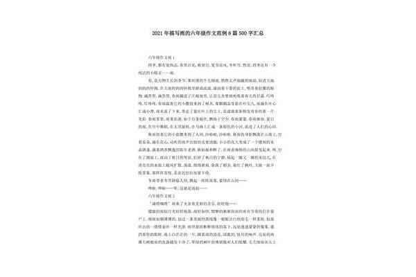 雨的作文