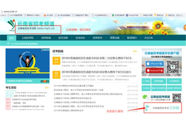 云南考试报名网