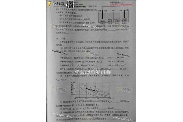 湖北高考理综