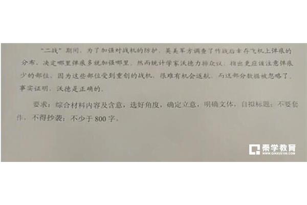 陕西高考作文题目
