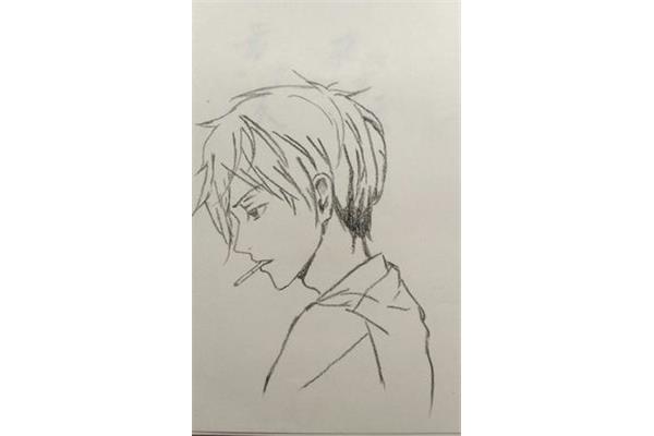 人物素描画