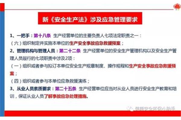 安全生产应急管理