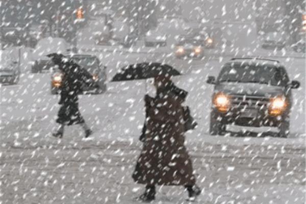 开始下雪了