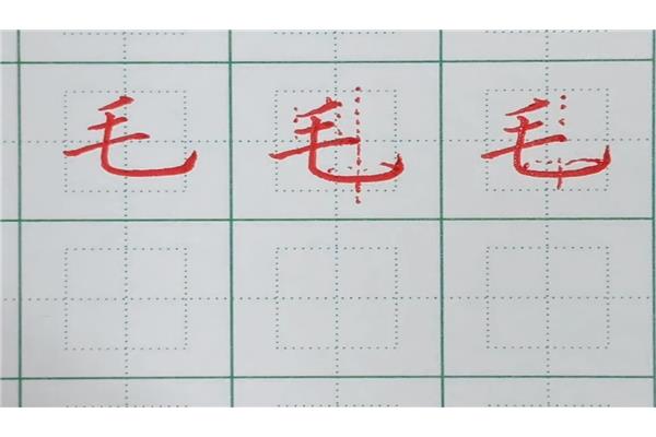 毛是独体字吗