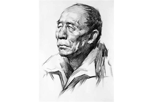 人物头像素描