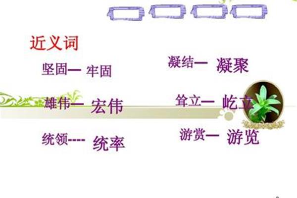 凝聚近义词