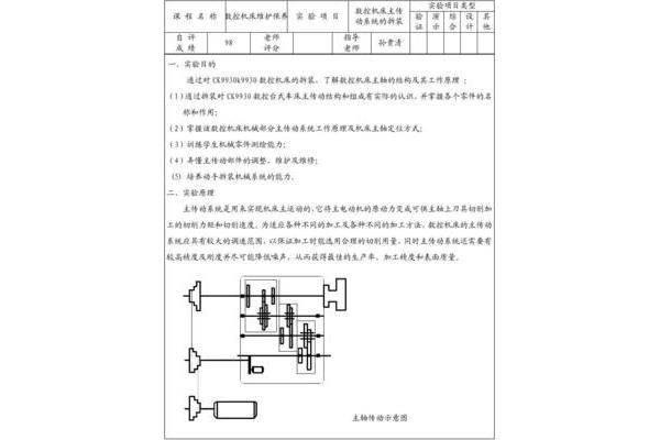 普车实训报告
