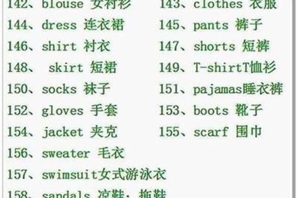 女式衬衫英语