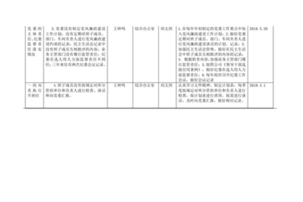 巡察整改措施