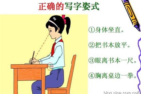 书写的正确姿势