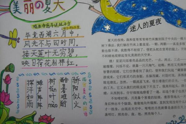 语文手抄报四年级