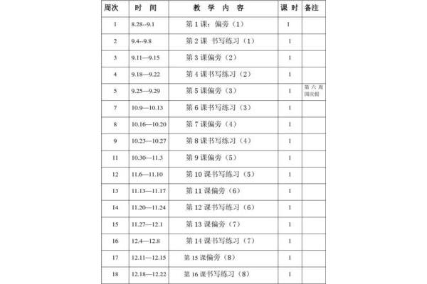 四年级学习计划