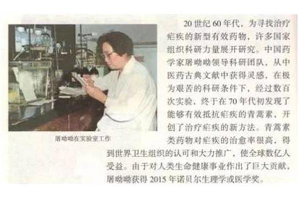 屠呦呦作文