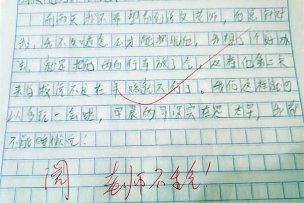 他生气了作文