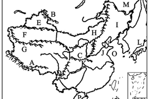 中国地形特点