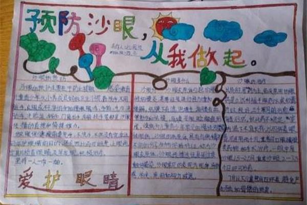 保护眼睛手抄报