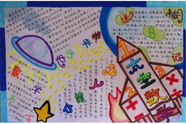 数学四年级手抄报
