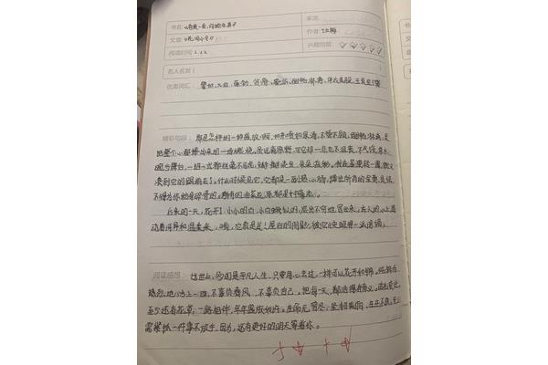课外书好词好句