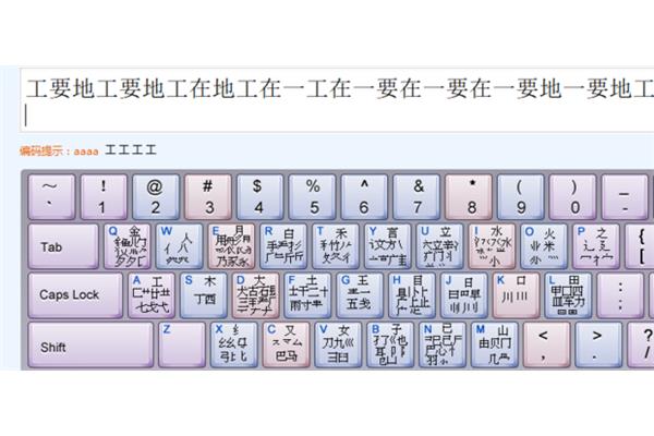 士的五笔怎么打字