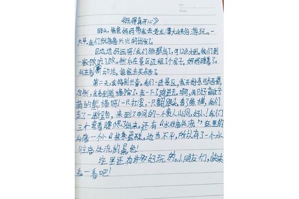 小日记30字