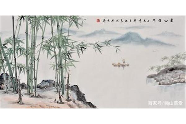 带竹的古诗