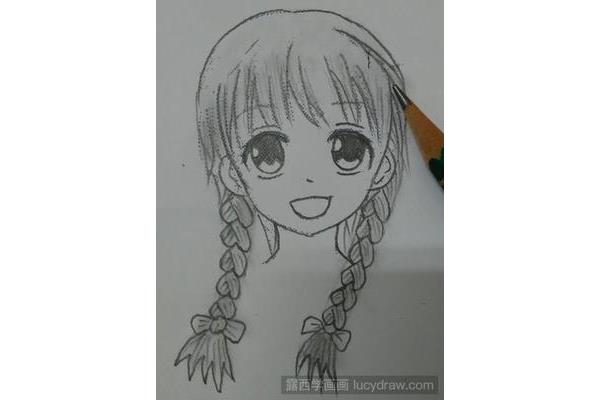 怎么画女生