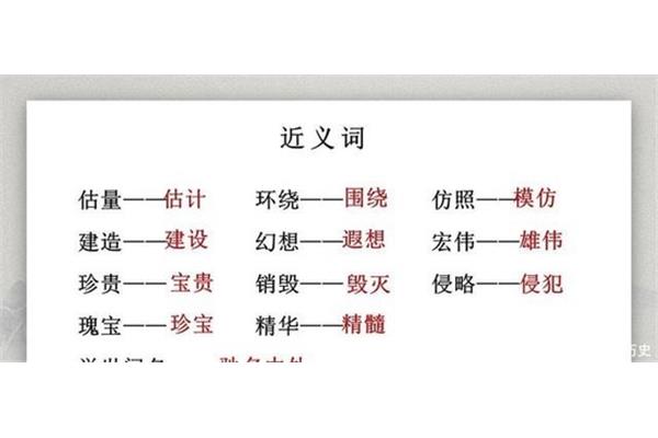 建设的近义词