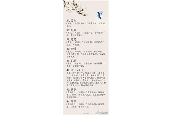 楚辞诗经取名
