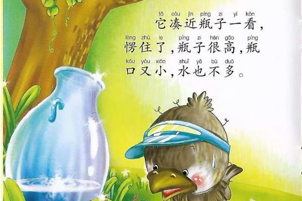 乌鸦喝水故事