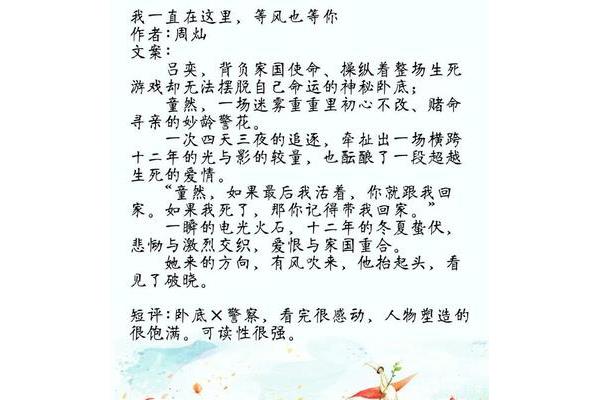 我一直在这里等你