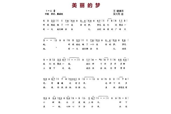 一个美丽的梦